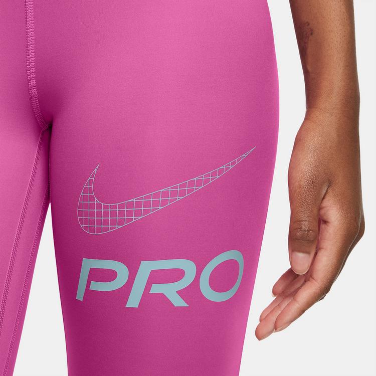 Nike Nike PRO DRI-FIT Tights Damen - active fuchsia-ocean bliss - 2 | SportScheck