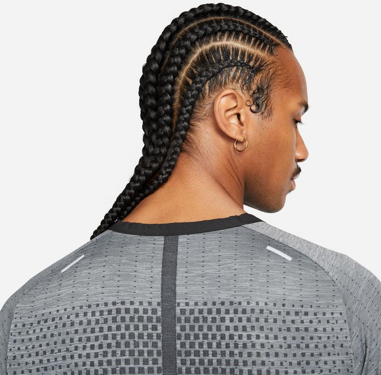Nike Nike DFADV TECHKNIT Funktionsshirt Herren - black-smoke grey-reflective silv - 3 | SportScheck