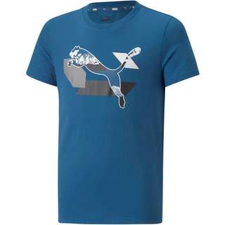 PUMA ALPHA GRAPHIC T-Shirt Kinder lake blue