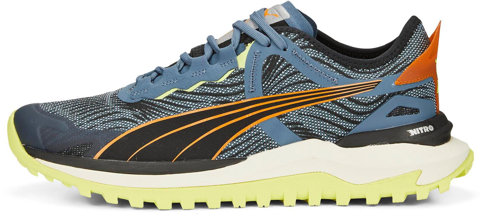 PUMA Voyage Nitro 2 Laufschuhe Herren bluewash orangebrickpuma black