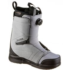 Rückansicht von Salomon FACTION BOA Snowboard Boots Herren grey-black-white