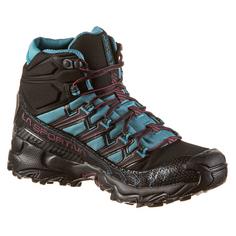 Rückansicht von La Sportiva GTX Ultra Raptor II Mid Wanderschuhe Damen black-topaz