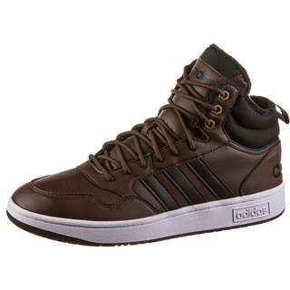 adidas Hoops 3.0 WTR Sneaker Herren brown-core black-gold metallic