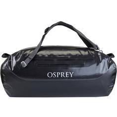 Rückansicht von Osprey Transporter WP Duffel 70 Reisetasche tunnel vision grey