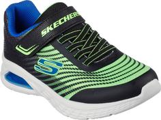 Skechers MICROSPEC MAX 2.0 Sneaker Kinder black-lime-blue