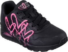 Skechers Uno Sneaker Damen black-pink