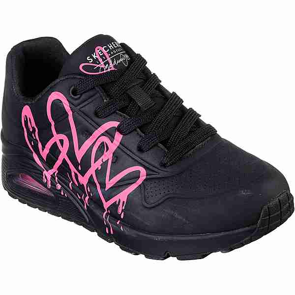 Skechers Uno Sneaker Damen black-pink