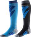 Salomon ALL MOUNTAIN 2 PACK Socken - deep black-race blue-race blue-blue