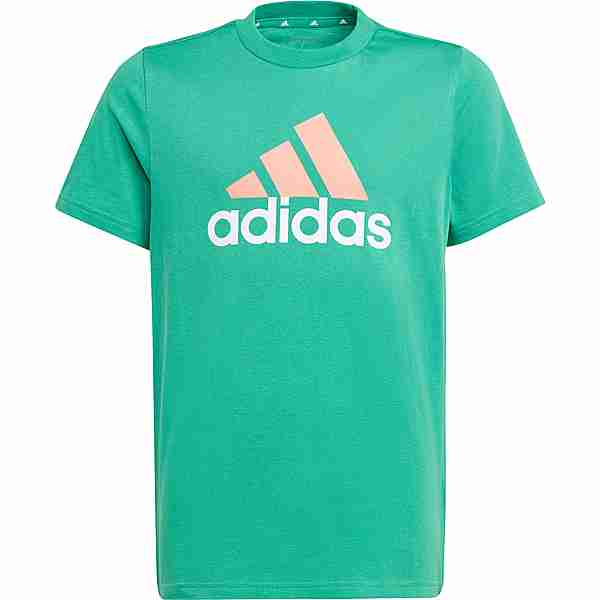 adidas T-Shirt Kinder semi court green-semi coral fusion-white