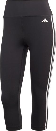 adidas TRAIN ESSENTIALS 3-STREIFEN 3/4-Tights Damen black