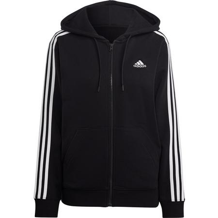 adidas ESSENTIALS 3-STREIFEN FRENCH TERRY Kapuzenjacke Damen Jacken XL Normal  | 04066752391359