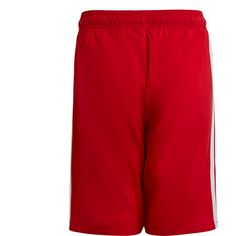 Rückansicht von adidas 3 STRIPES Shorts Kinder better scarlet-white
