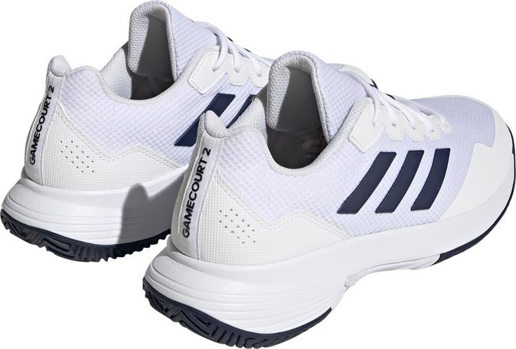 adidas adidas GameCourt 2 Tennisschuhe Herren - ftwr white-team navy blue 2-ftwr white - 3 | SportScheck