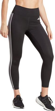 Rückansicht von adidas TRAIN ESSENTIALS 3-STREIFEN 7/8-Tights Damen black