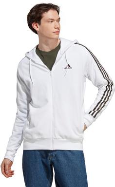 Rückansicht von adidas Sweatjacke Herren white-olive strata