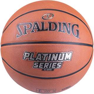 SPALDING Platinum Series Rubber Basketball orange