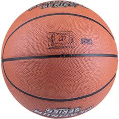 Rückansicht von SPALDING Platinum Series Rubber Basketball orange