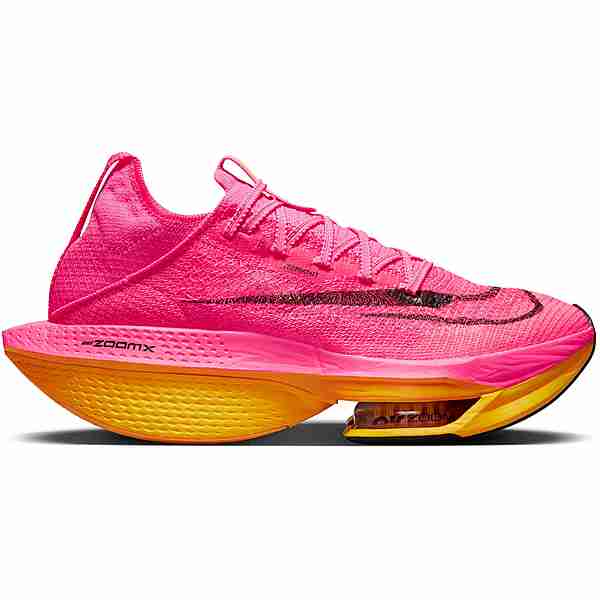 Nike AIR ZOOM ALPHAFLY NEXT% 2 Laufschuhe Damen hyper pink-black-laser orange-white