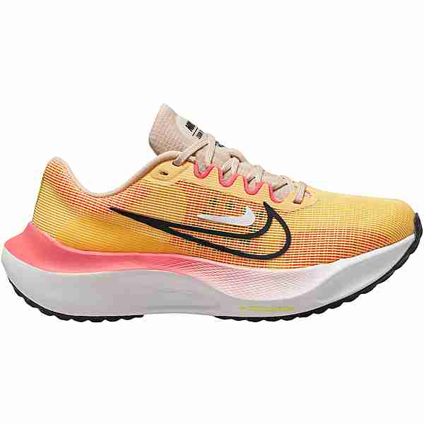 Nike ZOOM FLY 5 Laufschuhe Damen topaz gold-black-sea coral-white