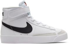 Nike Blazer Mid '77 Sneaker Kinder white-black-team orange