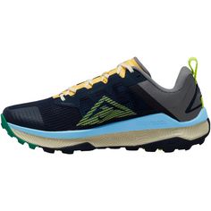 Rückansicht von Nike REACT WILDHORSE 8 Trailrunning Schuhe Damen obsidian-volt-cool grey-baltic blue