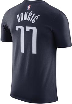 Rückansicht von Nike Luka Doncic Dallas Mavericks T-Shirt Herren college navy