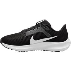 Rückansicht von Nike AIR ZOOM PEGASUS 40 Laufschuhe Herren black-white-iron grey