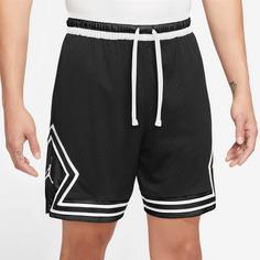 Rückansicht von Nike Diamond Basketball-Shorts Herren black-white-white-white
