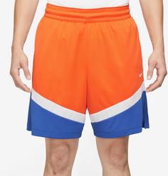 Rückansicht von Nike Dri Fit Icon 8 Basketball-Shorts Herren safety orange-game royal-white-white