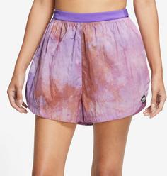 Rückansicht von Nike TRAIL Funktionsshorts Damen sundial-action grape-action grape