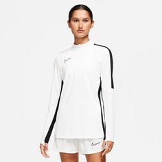 Rückansicht von Nike Academy23 Funktionsshirt Damen white-black-black