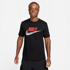 Rückansicht von Nike NSW Futura T-Shirt Herren black