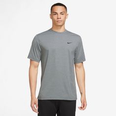 Rückansicht von Nike Hyverse Funktionsshirt Herren smoke grey-htr-black