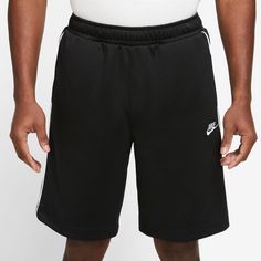 Rückansicht von Nike NSW Club Shorts Herren black-white