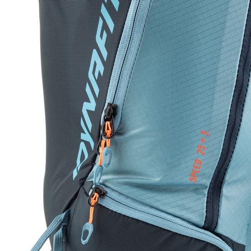 Rückansicht von Dynafit Speed 25+3 Tourenrucksack storm blue-blueberry