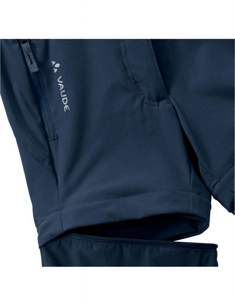 VAUDE VAUDE ZO Slim Fit Zipphose Kinder - dark sea - 0 | SportScheck