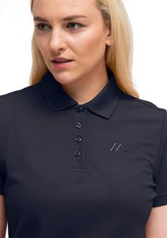 Rückansicht von Maier Sports Ulrike Poloshirt Damen night sky