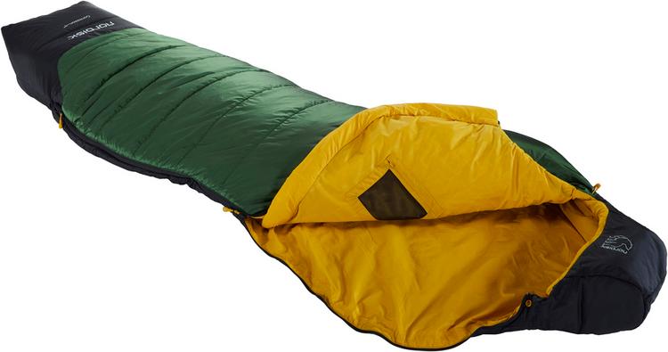 Nordisk Nordisk Gormsson +4&deg; Curve Kunstfaserschlafsack - artichoke green-mustard yellow-black - 0 | SportScheck