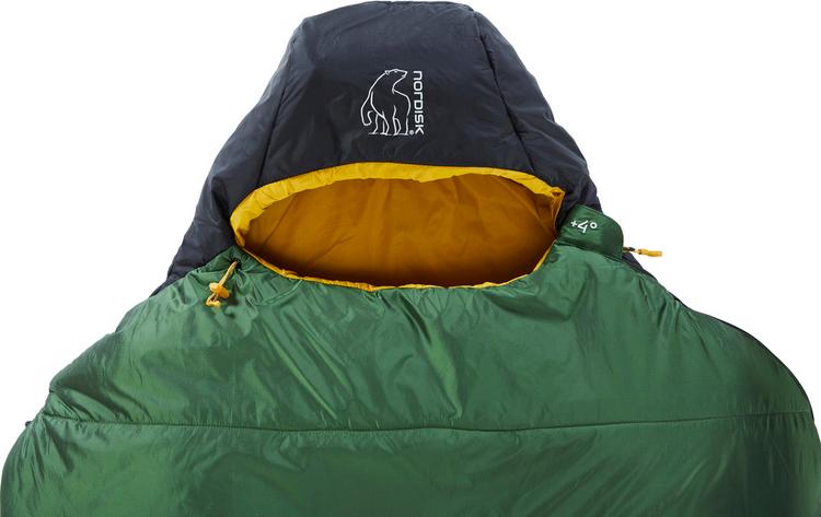 Nordisk Nordisk Gormsson +4&deg; Curve Kunstfaserschlafsack - artichoke green-mustard yellow-black - 1 | SportScheck