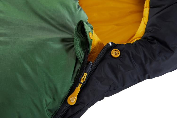 Nordisk Nordisk Gormsson +4&deg; Curve Kunstfaserschlafsack - artichoke green-mustard yellow-black - 2 | SportScheck