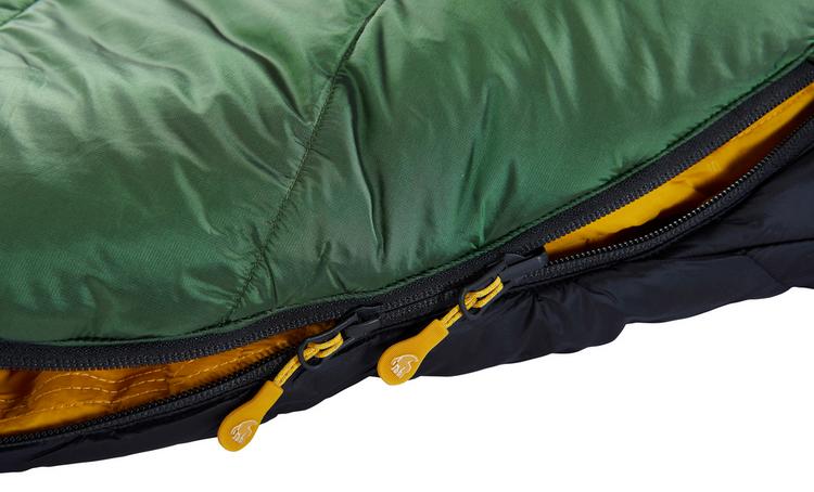Nordisk Nordisk Gormsson +4&deg; Curve Kunstfaserschlafsack - artichoke green-mustard yellow-black - 4 | SportScheck