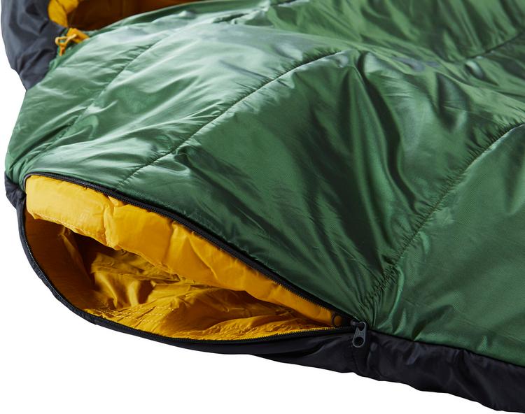 Nordisk Nordisk Gormsson +4&deg; Curve Kunstfaserschlafsack - artichoke green-mustard yellow-black - 5 | SportScheck