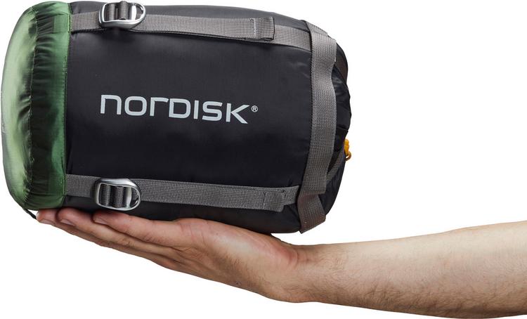 Nordisk Nordisk Gormsson +4&deg; Curve Kunstfaserschlafsack - artichoke green-mustard yellow-black - 0 | SportScheck