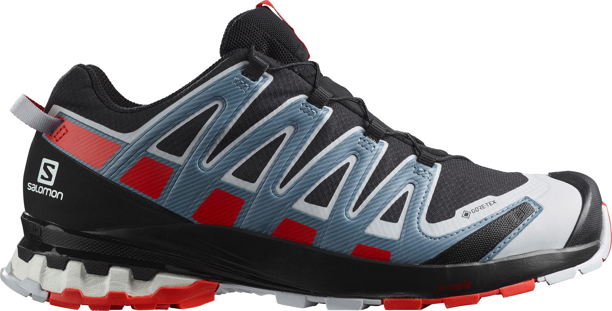 Salomon Xa Pro 3D V8 Gtx Black/Fiery Red/Faded Denim Zapatillas de