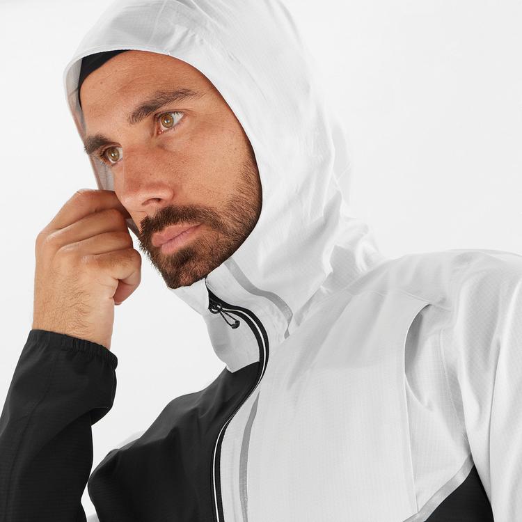 Salomon Salomon BONATTI Laufjacke Herren - deep black-white - 2 | SportScheck