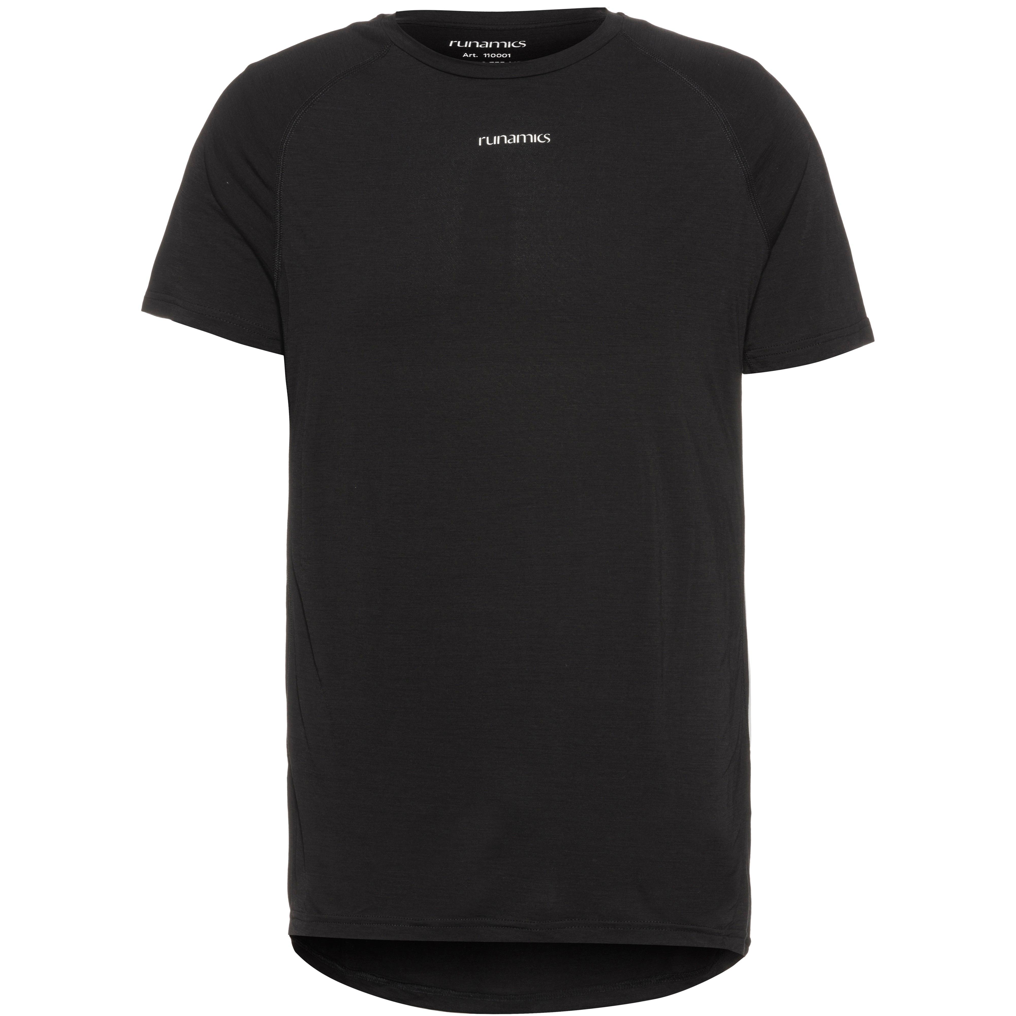 Runamics Merino Superlight Funktionsshirt Herren schwarz