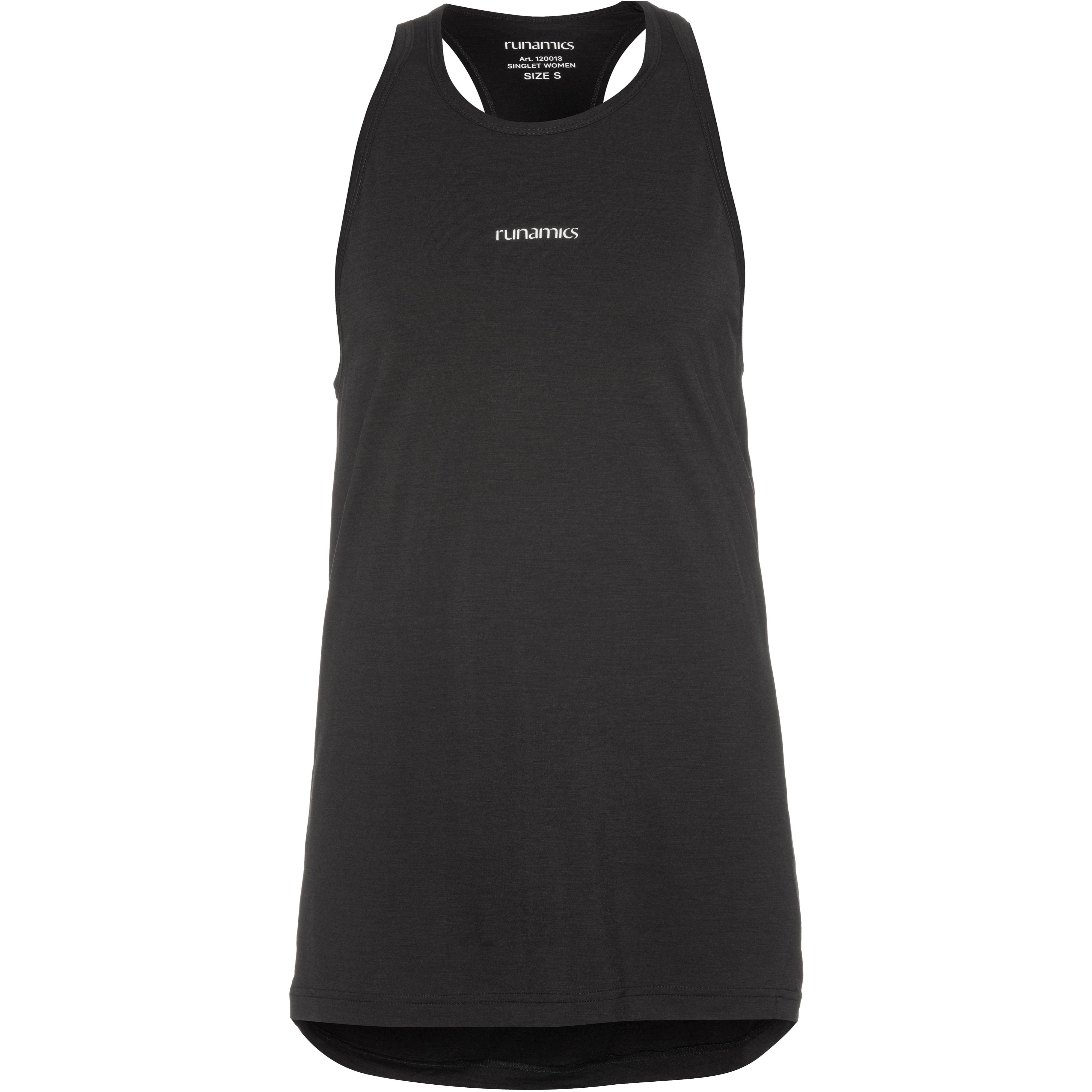 Runamics Merino Superlight Funktionstank Damen schwarz