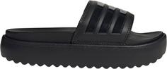 adidas Adilette Platform Badelatschen Damen core black-core black-core black