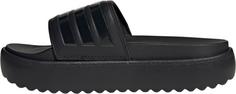 Rückansicht von adidas Adilette Platform Badelatschen Damen core black-core black-core black
