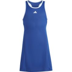 Rückansicht von adidas CLUB Tenniskleid Kinder victory blue